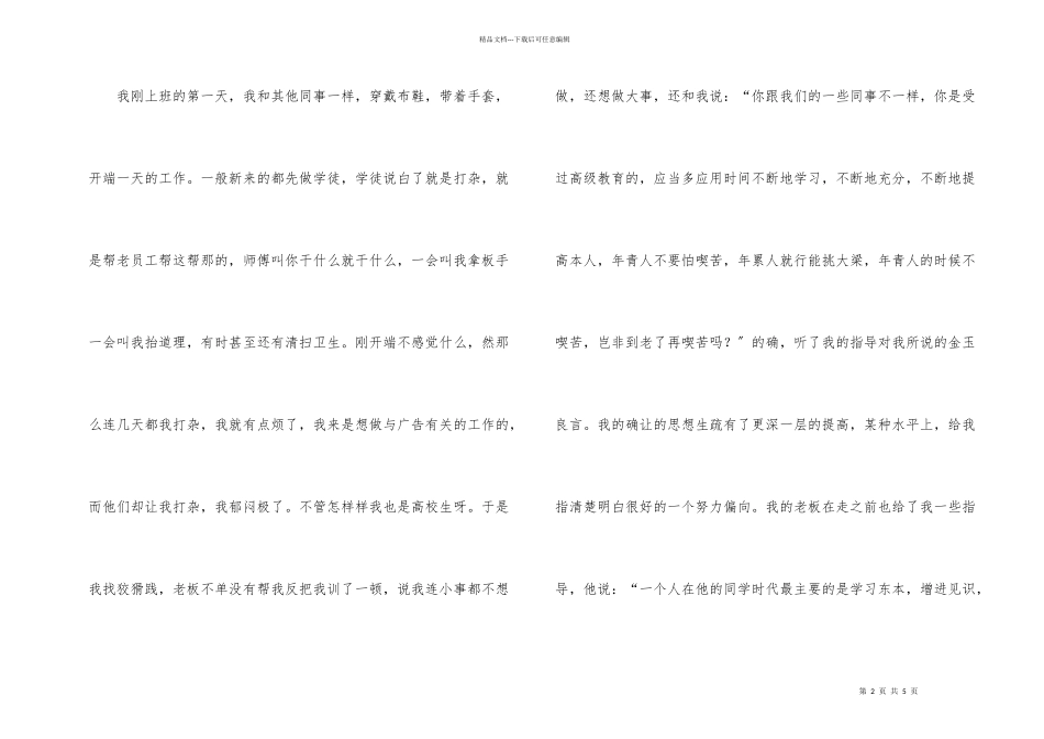 广告策划公司实践报告_第2页