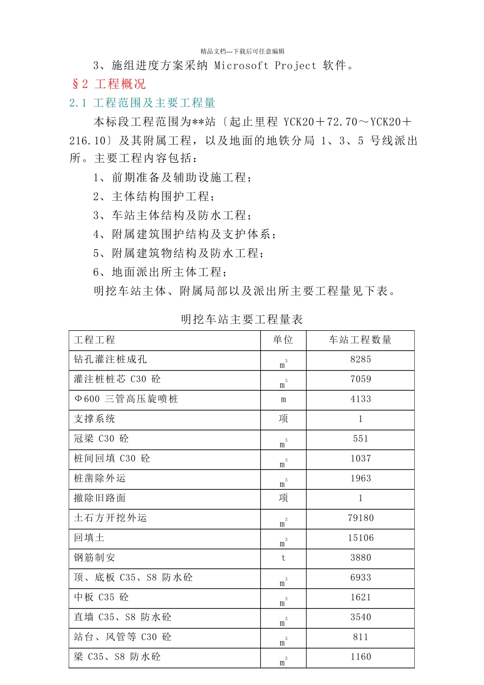 广州某地铁站投标施工组织设计_第3页