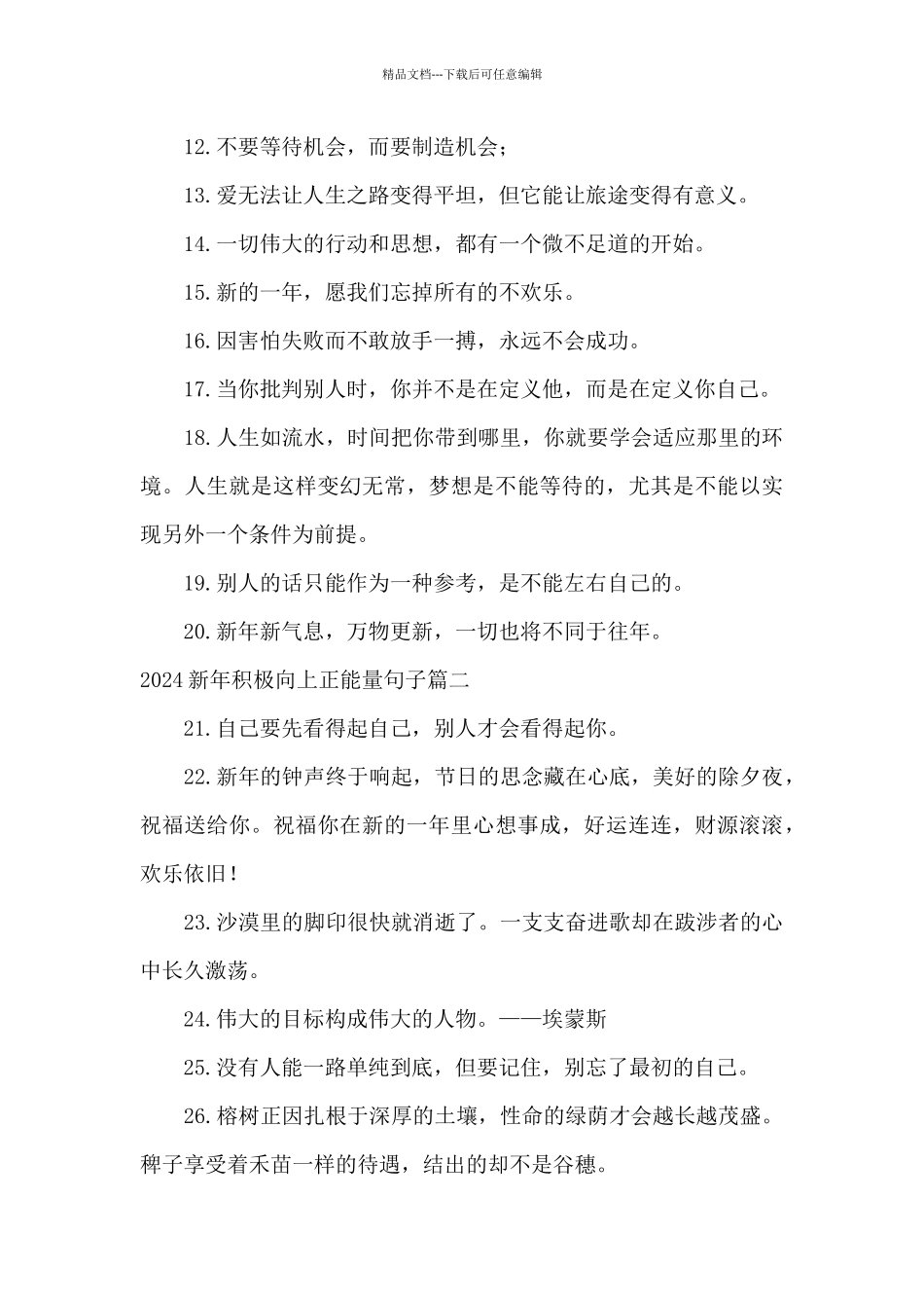 庆新年积极向上的短语2024_第2页