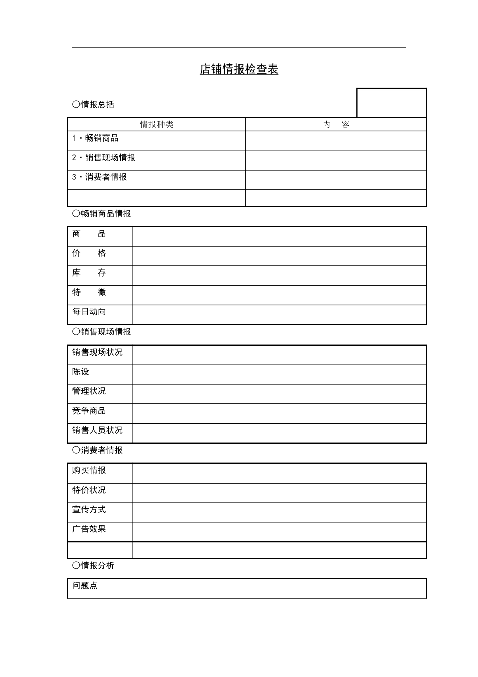 店铺情报检查表_第2页