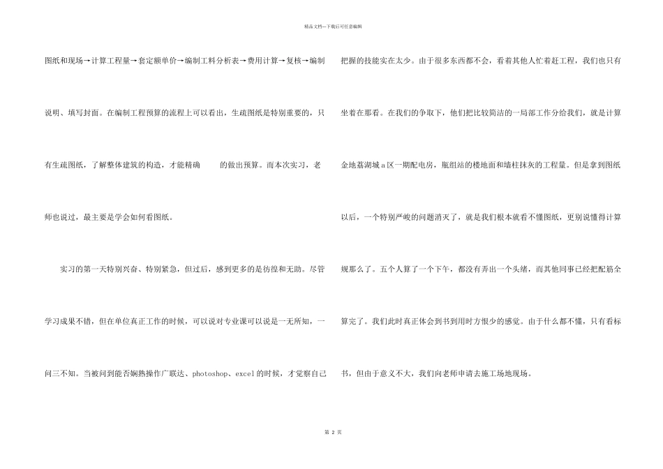 建筑类实习报告四篇_第2页