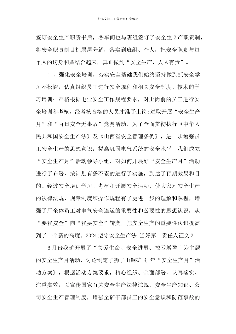 当好第一责任人征文五篇_第2页