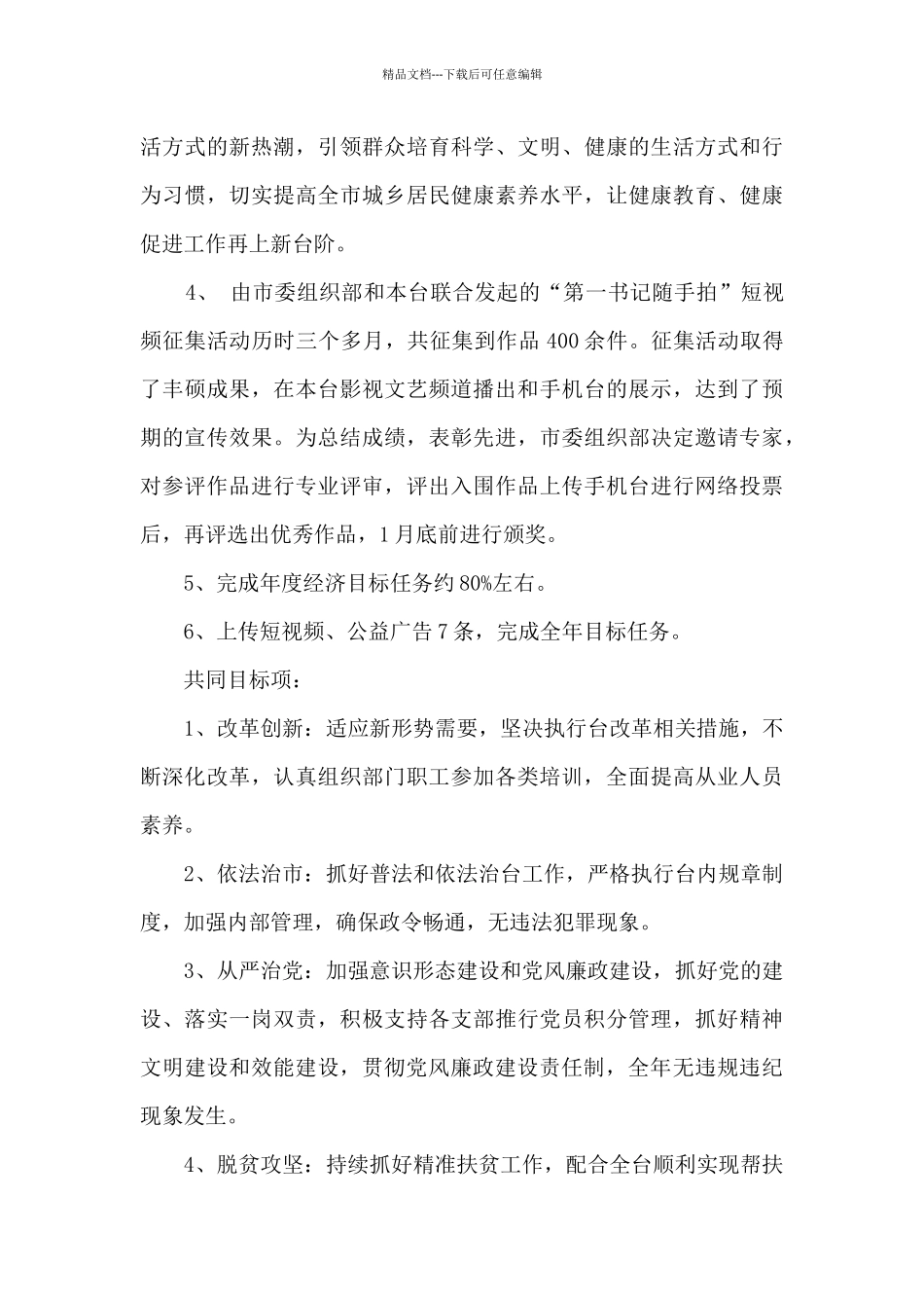 影视文艺频道年度工作总结_第3页