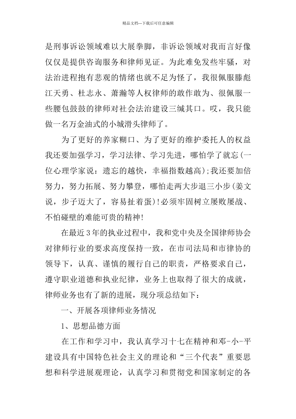 律师个人工作总结范例_第2页