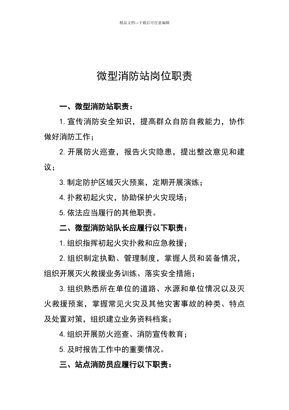 微型消防站日常管理制度_第2页