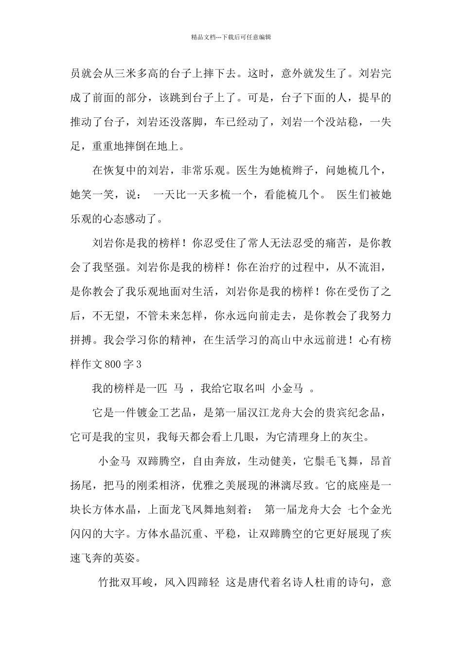 心有榜样作文800字_第3页