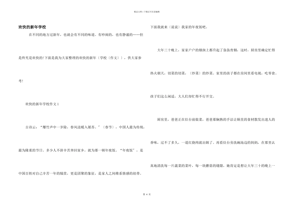 快乐的新年初中_第1页