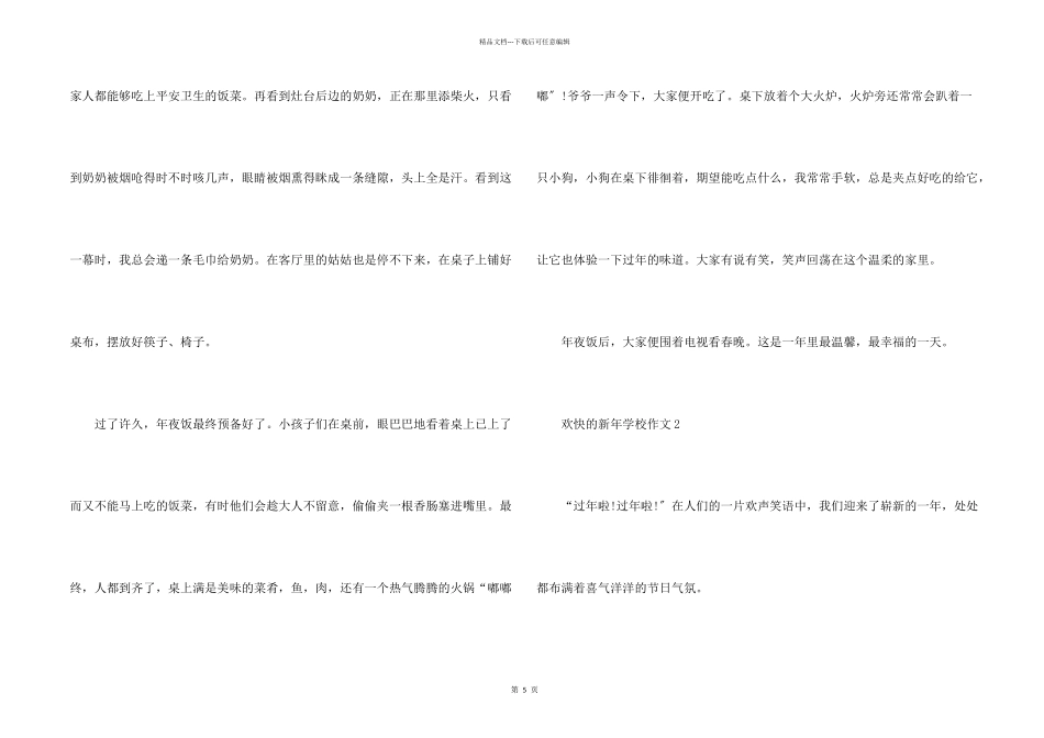 快乐的新年初中_第2页