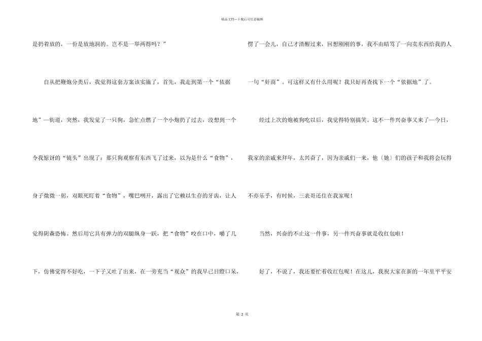 快乐的春节600字3篇_第2页