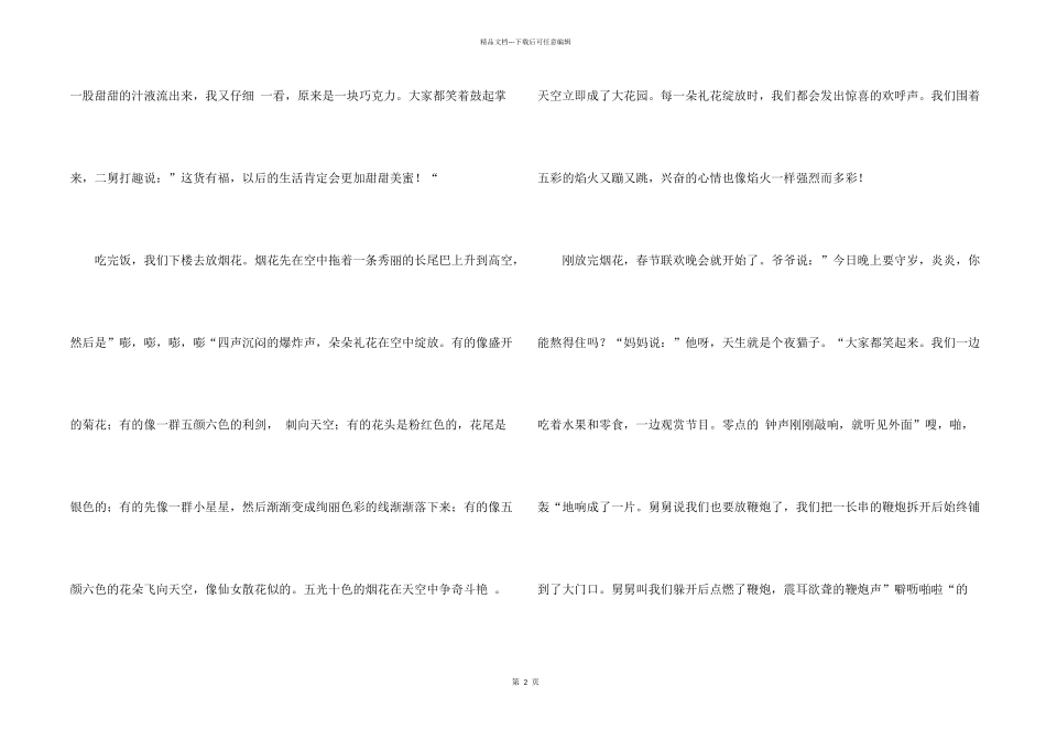 快乐的除夕夜600字6篇_第2页