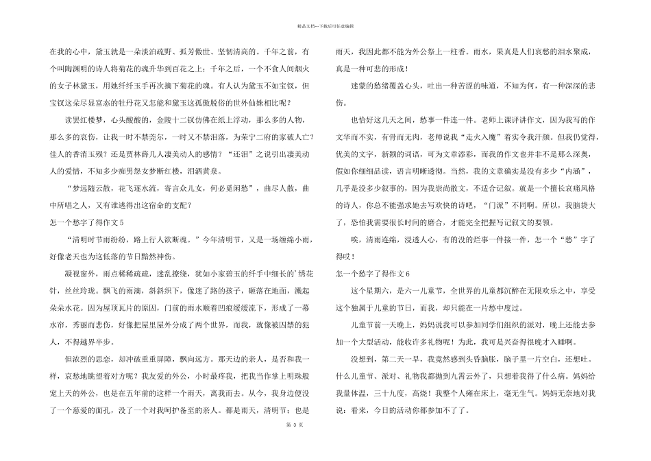 怎一个愁字了得9篇_第3页