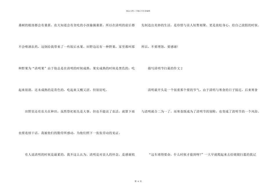 怎么描写清明节扫墓的场景_第2页