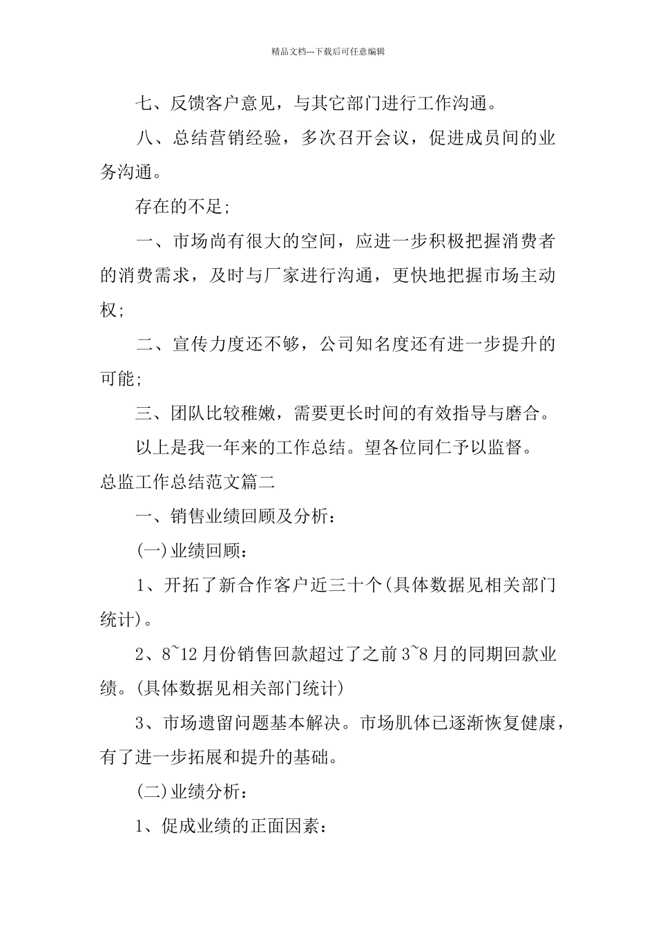 总监工作总结范文_第2页