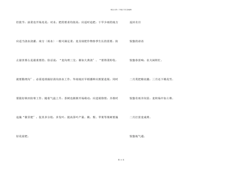 惊蛰的含义和谚语介绍_第2页