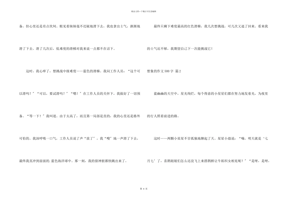 想象的500字三篇_第2页
