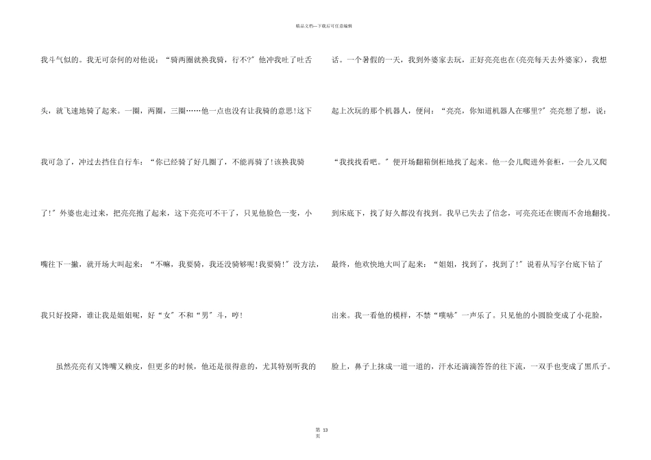 我可爱的弟弟_第3页