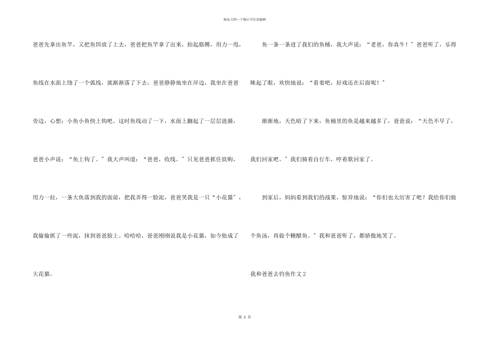 我和爸爸去钓鱼_第2页