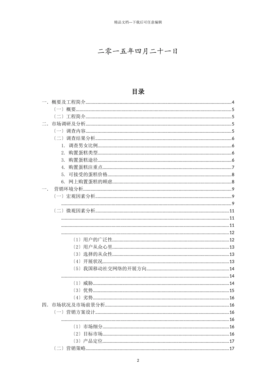 我是糕手营销策划方案_第2页