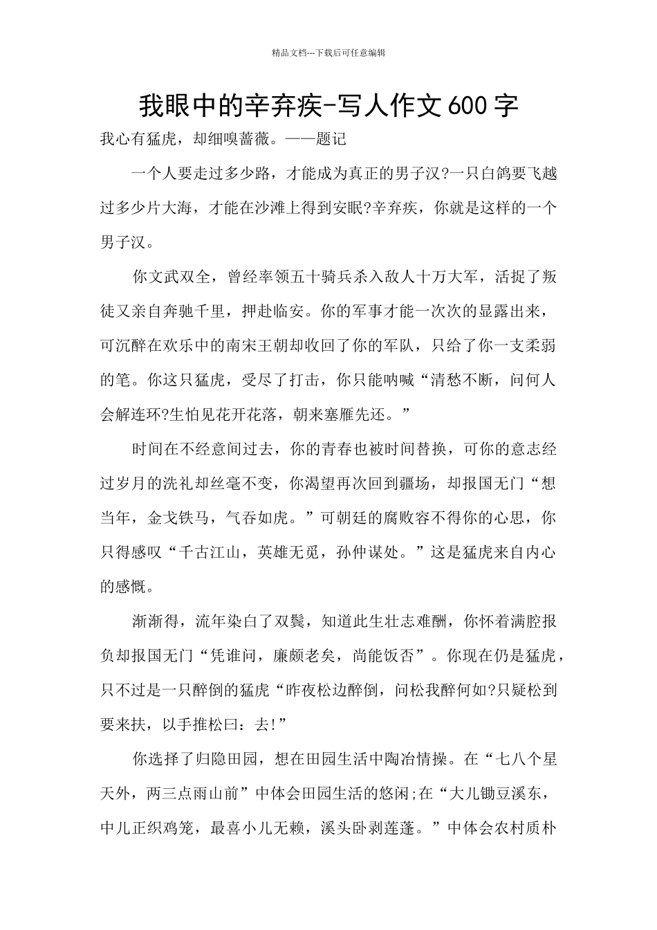 我眼中的辛弃疾_第1页