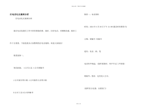 打电话礼仪案例分析