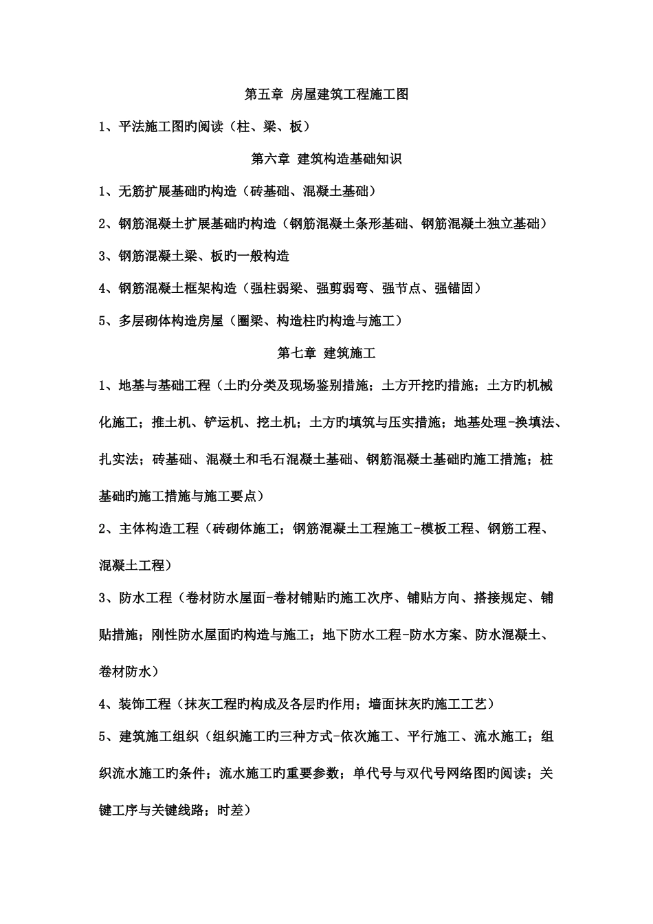 2025年土建施工员复习资料_第2页