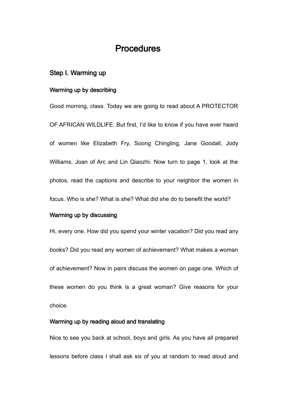 2025年人教版高中英语必修全册教案_第3页