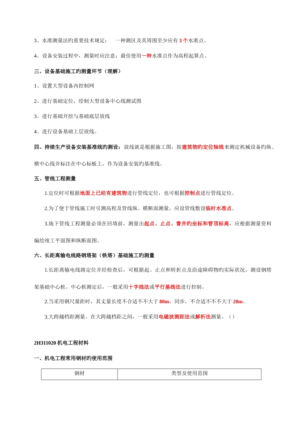 2025年二级建造师机电实务葵花熟记必过_第3页