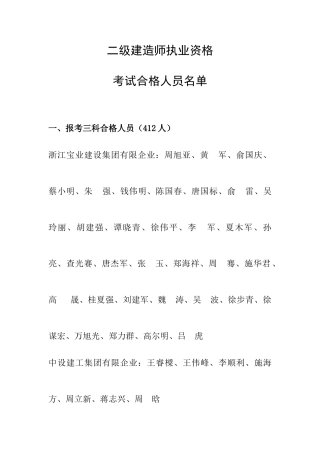 2025年二级建造师执业资格重点