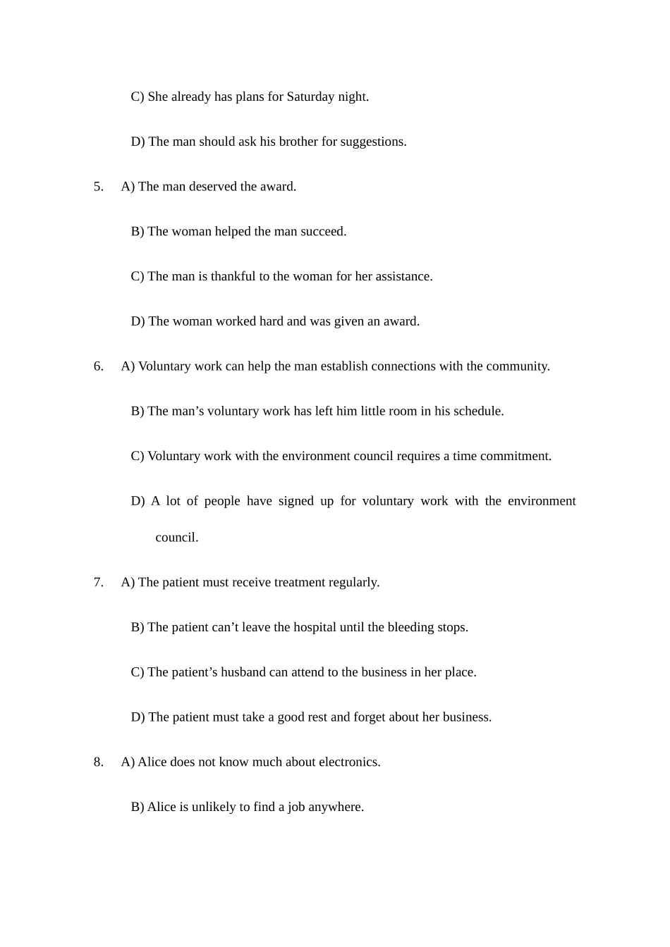 2025年大学英语六级CET6真题试卷及答案详解_第3页
