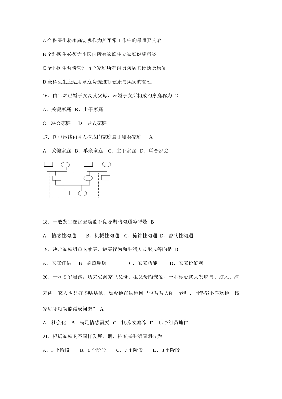 2025年全科医学概论试题库_第3页