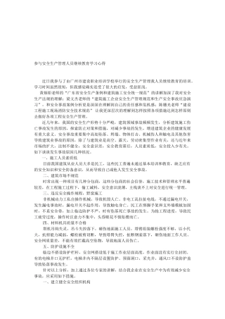 2025年安全生产继续教育学习心得