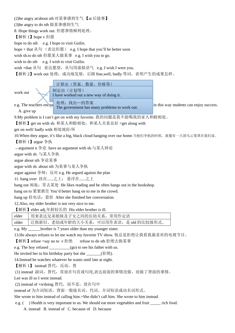 2025年新版新目标英语八年级下册unit4知识点总结_第3页