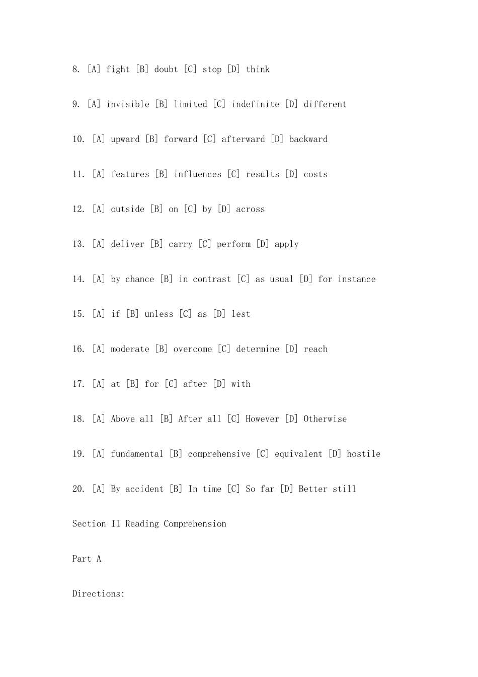 2025年考研英语真题和答案_第3页