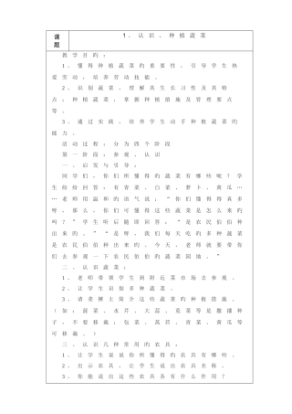 2025年五年级上册综合实践教案全册