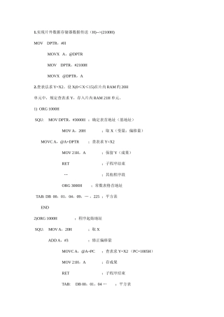 2025年单片机程序题库