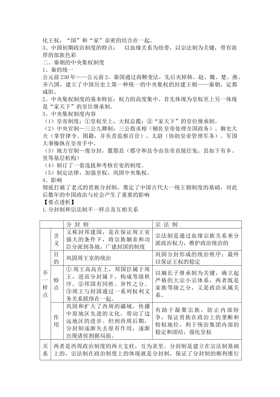 2025年高二历史单元知识点复习测试题_第3页