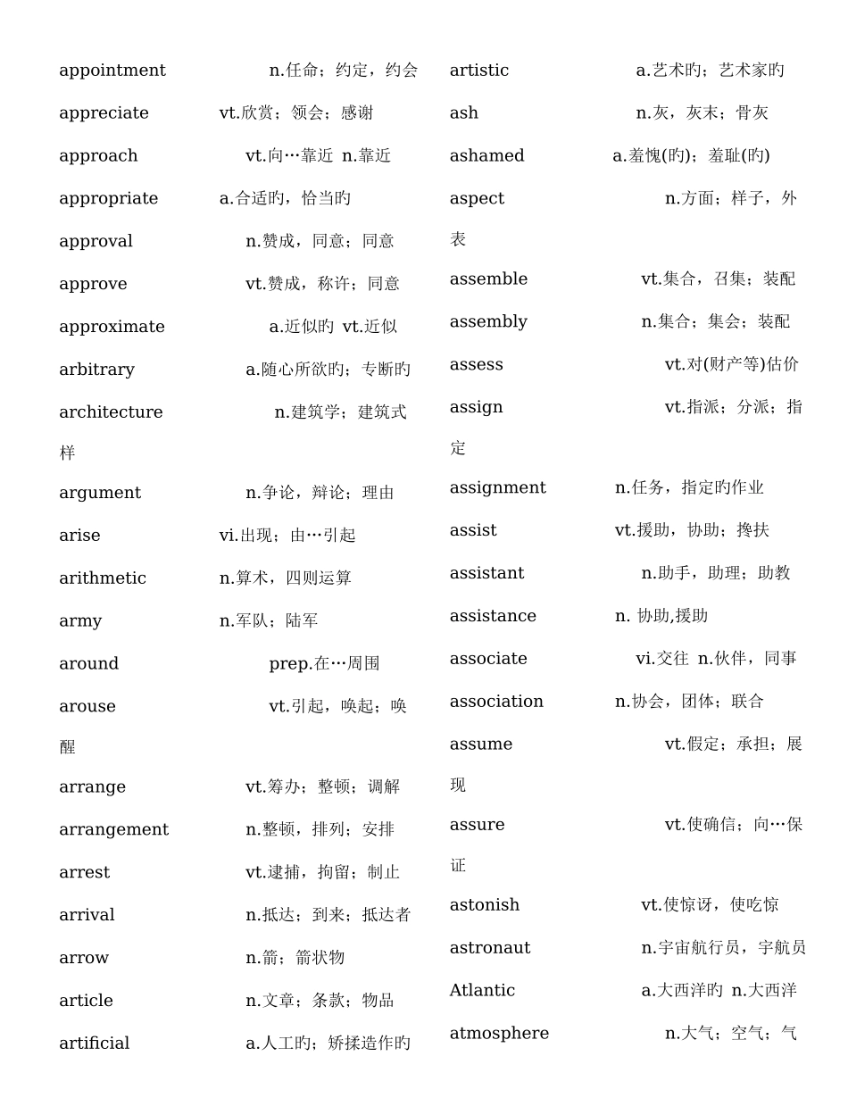 2025年英语专业四级词汇_第3页