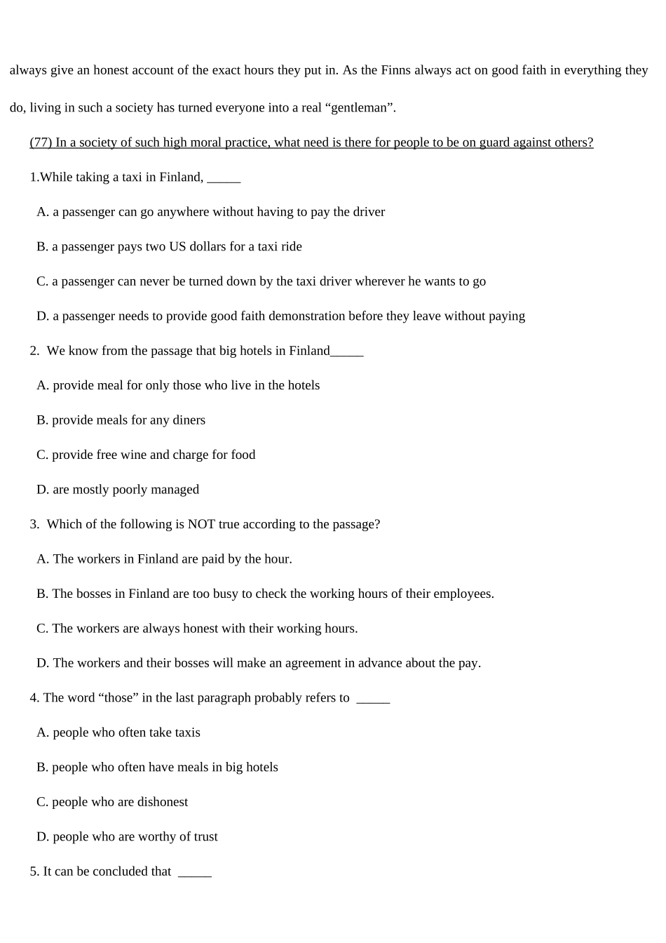 2025年北京地区成人本科学士学位英语统一考试B_第2页