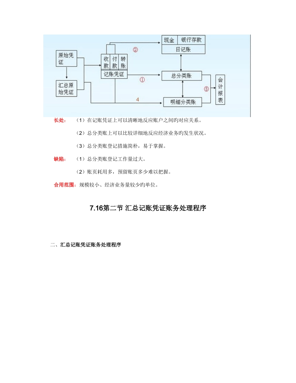 2025年安徽会计从业资格证考试讲义账务处理程序_第2页