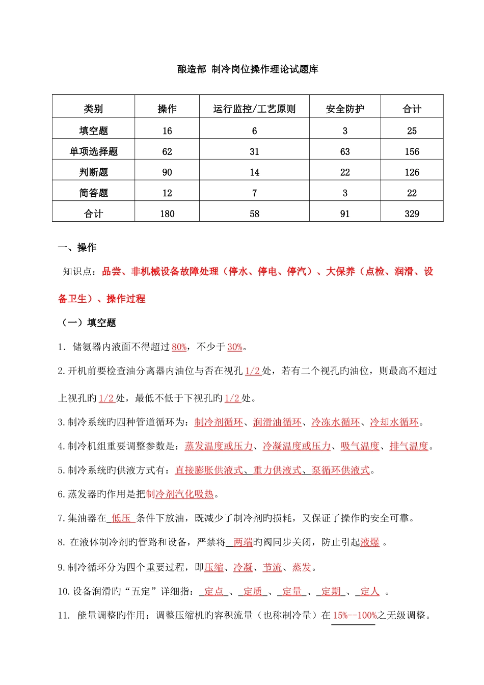 2025年冷冻操作试题库_第1页