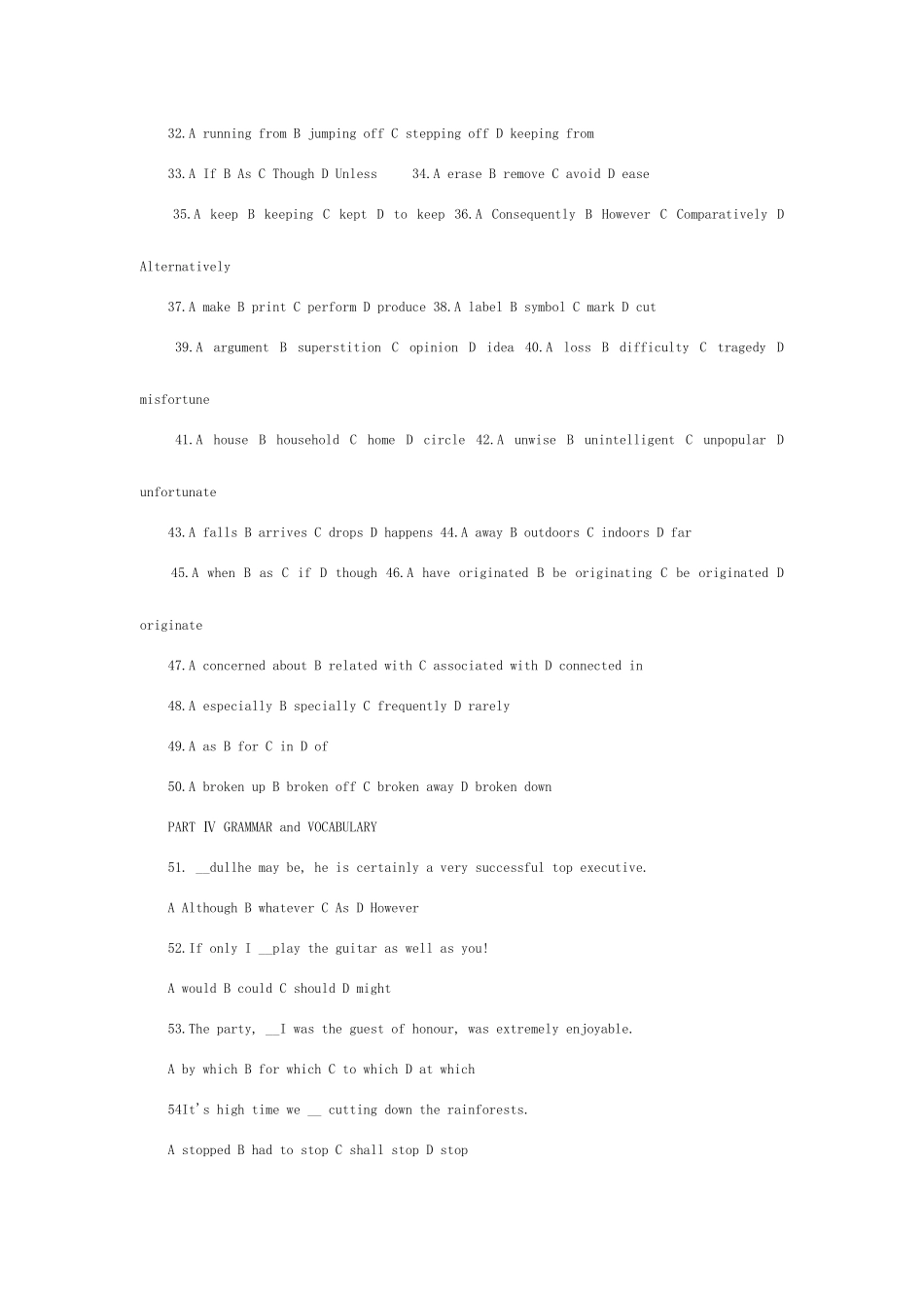 2025年英语专业四级考试模拟真题及答案_第2页