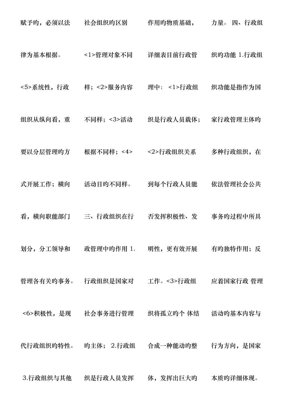 2025年自考行政组织理论复习资料_第3页