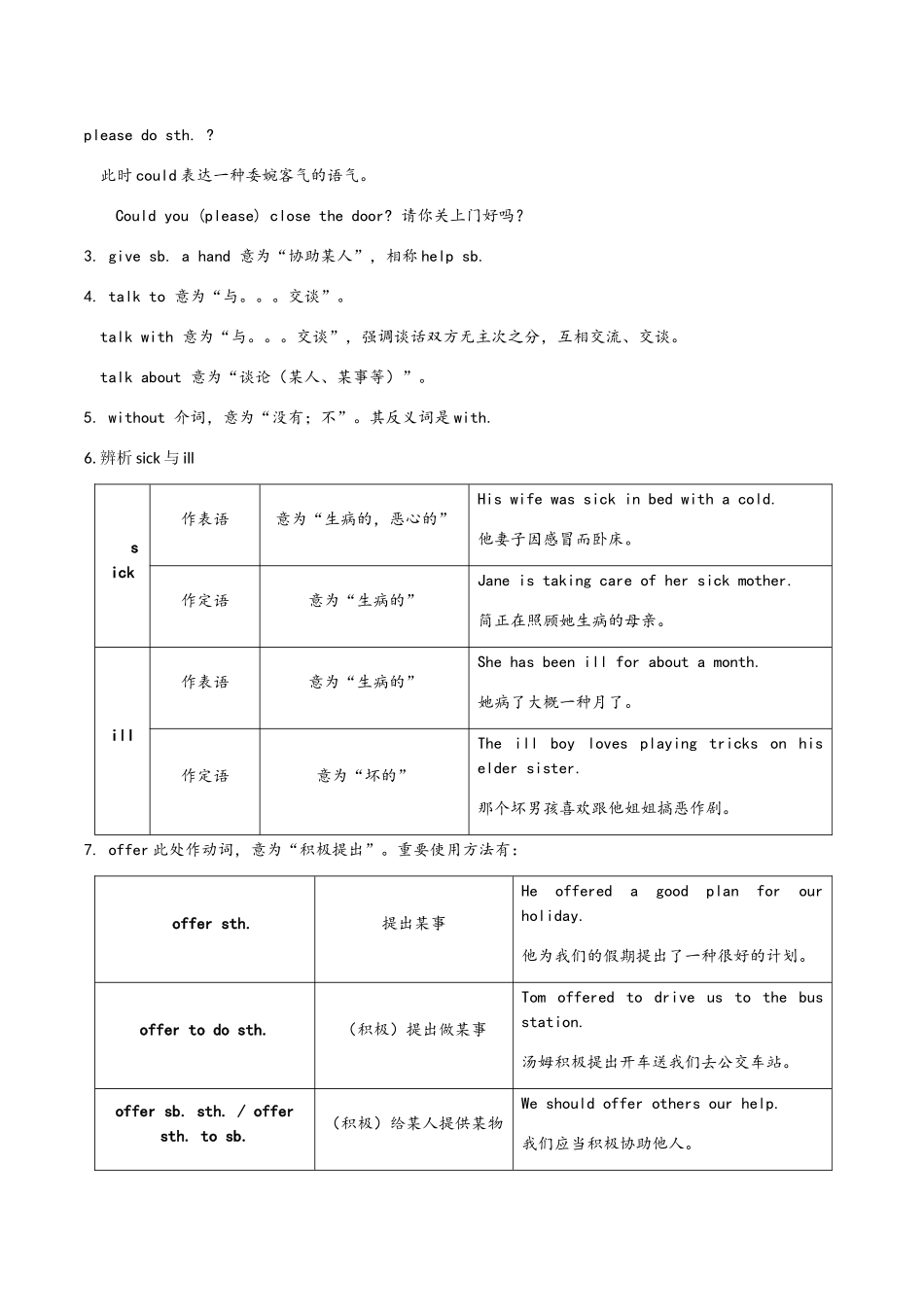 2025年牛津英语8B教材知识点U_第3页