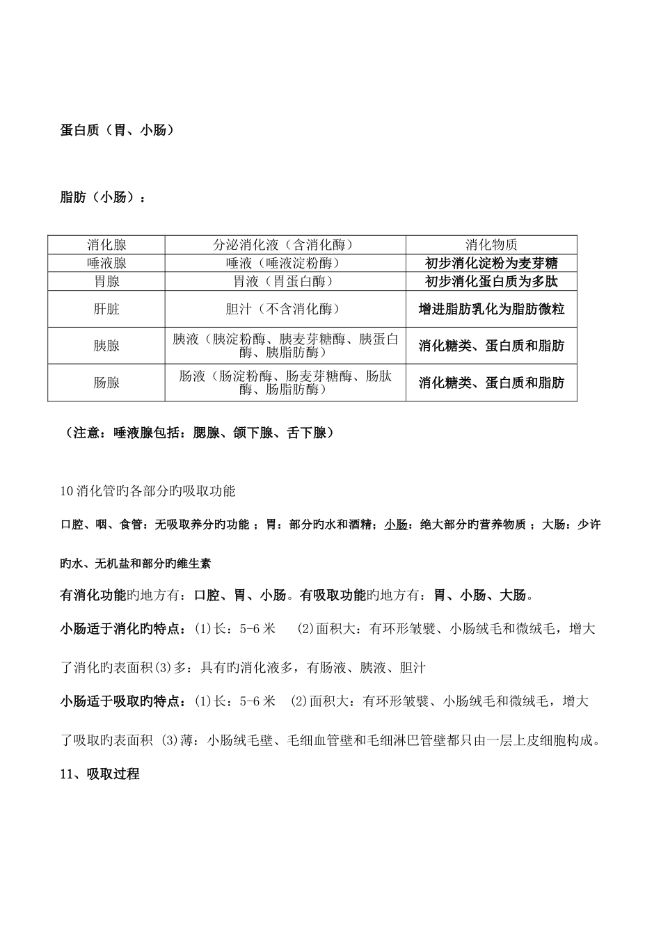 2025年北师大版生物七年级下册知识点总结期末复习资料_第3页