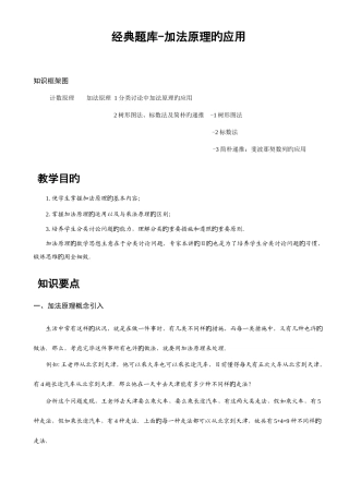 2025年题库加法原理的应用