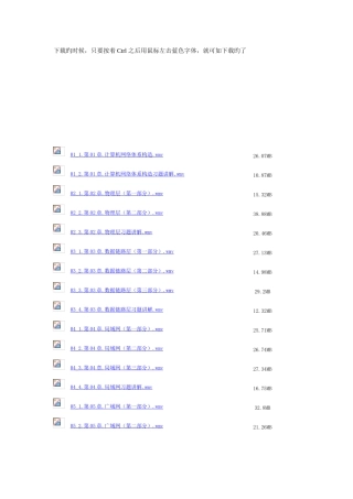 2025年计算机技术与软件专业技术资格考试网络工程师视频教程希赛版地址