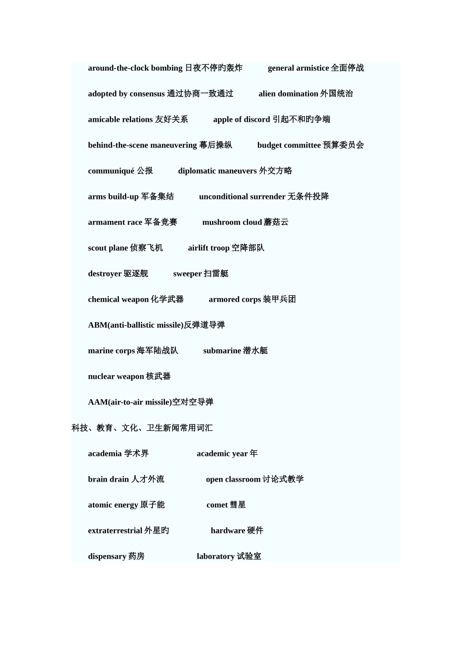 2025年英语专八听力常见词汇_第3页