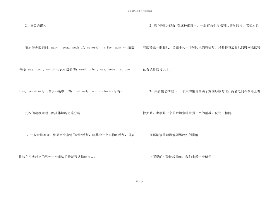 托福阅读难点题型答题思路_第2页