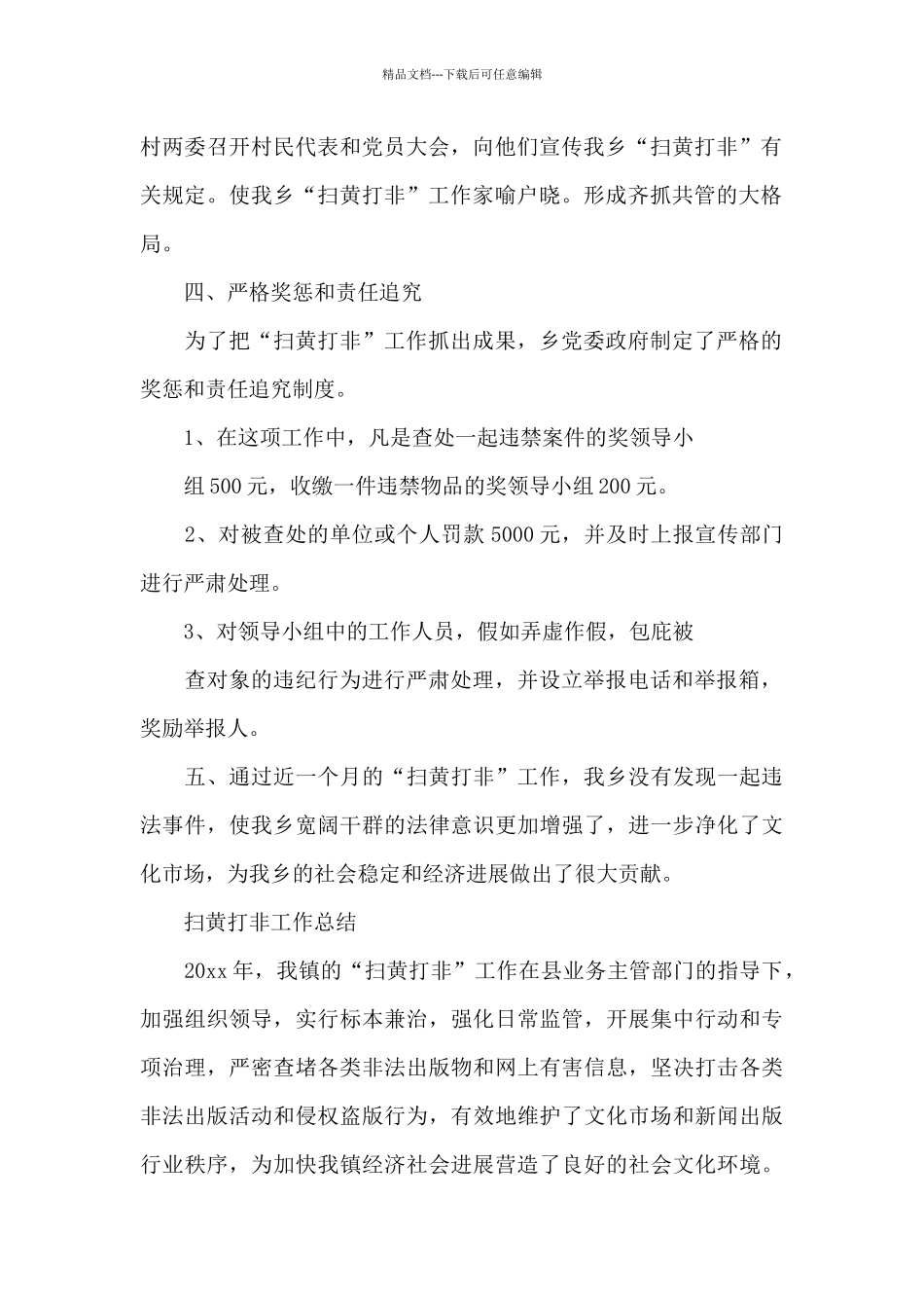 扫黄打非工作总结_第2页