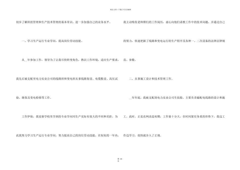 技术性个人工作总结5篇_第2页